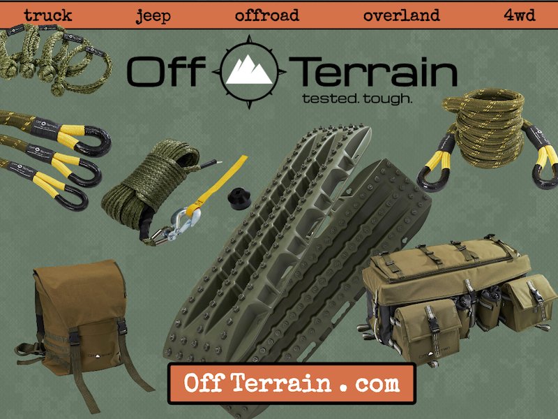 Portland OR based Off Terrain company debuts exciting new Off Road and Overlanding product line.